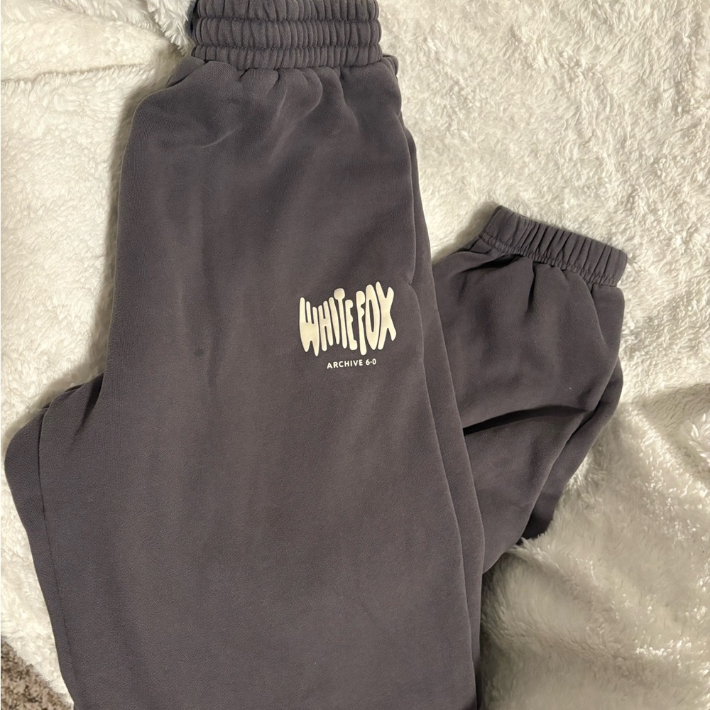 White Fox Boutique Charcoal Joggers